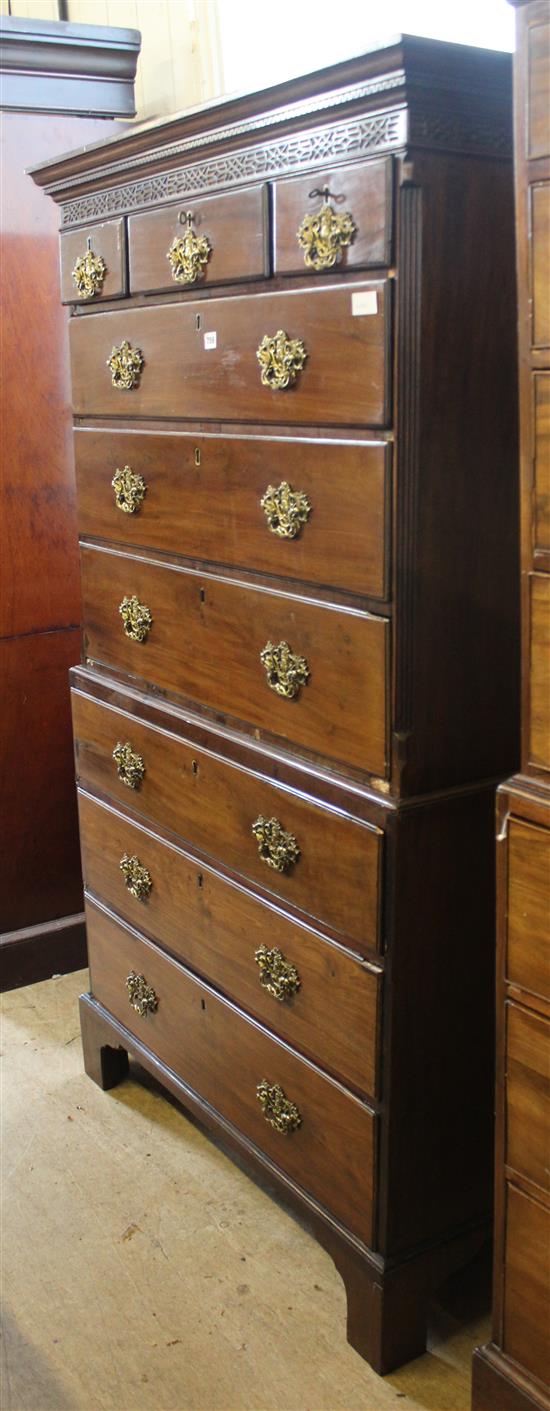 Georgian chest on chest